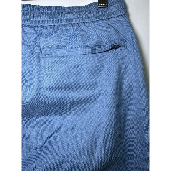 BUGATCHI Tristan Drawstring Pants Air Blue Linen Blend Men's SMALL NWOT‎ - Picture 5 of 12